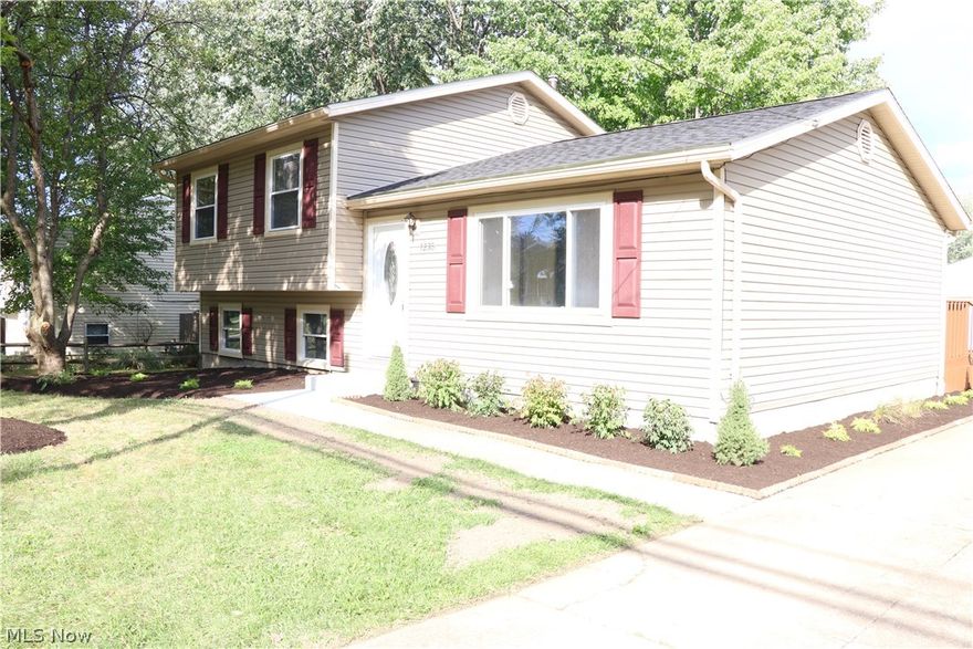 Great home in the Copley school district!  This 3 bedroom split level has eye catching curb appeal and a wonderful back yard and deck.  The living room has a tiled entry area with a coat closet.  It opens up into the dining area where there is access to the deck.  The kitchen and dining area are nice and open for entertaining.  New stainless range and dishwasher, newer laminate floors and oak cabinetry.  On the second level you will find all three bedrooms and full bath.  The renovated bathroom has tile floors, tile tub surround and a jacuzzi tub.  On the lower level is the bonus room.  Perfect as a family room, office or man cave.  This level also has a walk-out to the back yard.  Brand new carpet in the living room, family room, hall and bedrooms. Newer windows, roof and furnace.  Deck was just stained.  Large 2.5 car garage is brightly lit with shop lights and all the storage you need.  Schedule your showing now!!