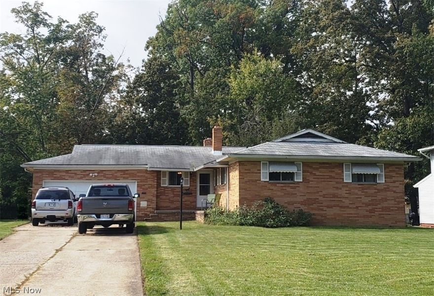 Calling all investors....This brick ranch has lots of potential. The 3 bedroom 2 full bath needs your interior HGTV design and remodel, everything needs to be redone. Owner suite offers an en-suite (shower, toliet and sink), nice size hallway bath and good size bedrooms.  Some flooring can be saved in the Great Room and hallway. Machanicals are updated (do not have the year it's been updated), Huge Basement...Opportunity to finish off in the lower level for more living space.  Great back yard.  Home is being Sold As-Is. Buyer is responsiable to put funds in escrow per the expense of the POS repairs per the city of Bedford Hts, prior to Title Transfers.