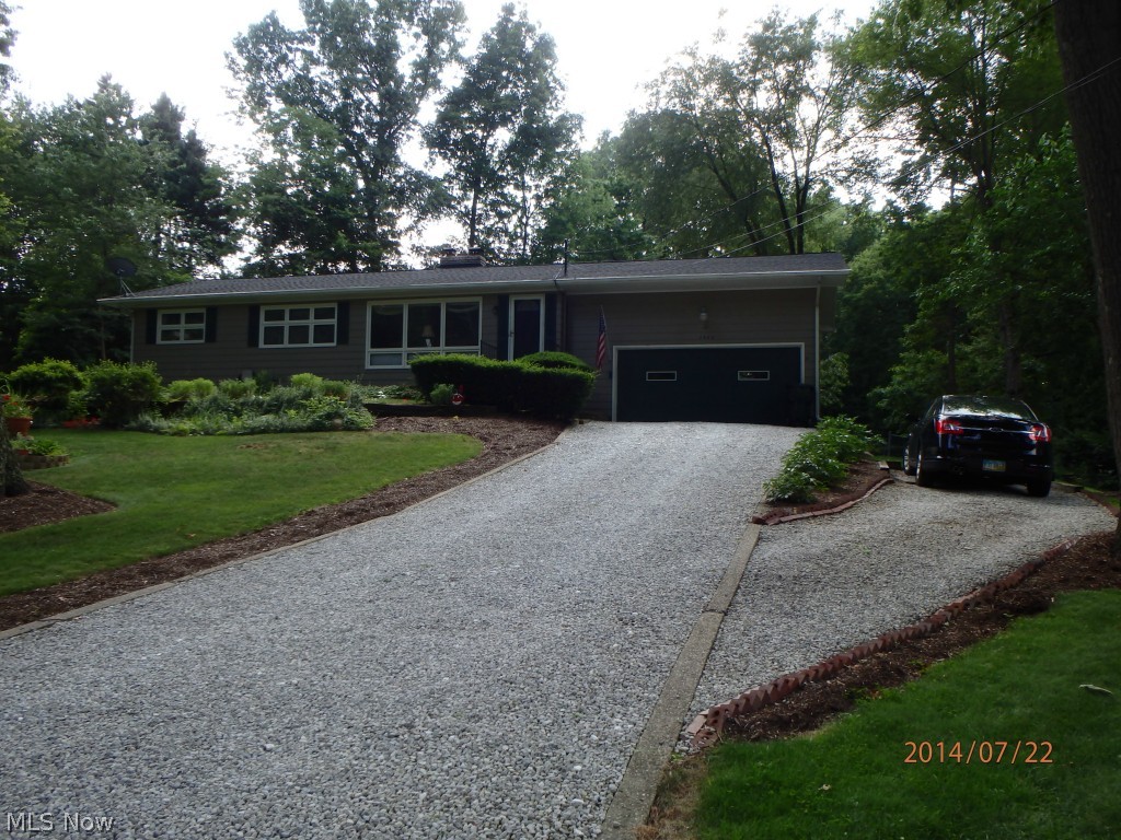 Welcome home to this beautifully landscaped, spacious ranch home with full finished basement! Enjoy 2 wood burning fireplaces, remodeled kitchen with new appliances, tile back splash and new counters and so much more. Much of this homes has been updated to include roof, A/C, septic, water heater, pump, water softener, remodeled shower, gutter guards, new shed and all brand new kitchen appliances. Tons of storage throughout to include extra storage built in the garage. The super sized deck (25x12), patio, completely fenced back yard is perfect for entertaining, children and pets. Every flower bed contains perennials! The location is perfect, close to schools, shopping, dining and the highway! Don't wait, schedule your showing today before it is SOLD!!!