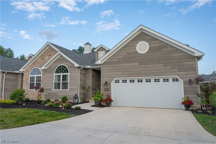 WELCOME HOME! Introducing one of the latest phase of the Villas, nestled within the prestigious waterfront community of Vermilion Shores. A tranquil haven resting along the picturesque shores of Lake Erie. Our splendid community boasts an extensive range of amenities designed to elevate your lifestyle. Imagine waking up to a world where a serene swimming pool, freshwater beaches, thrilling water sports, a welcoming clubhouse, a well equipped fitness room, and tennis/pickleball courts await your enjoyment. This area offers annual chili cook-offs, neighborhood block parties & get togethers make this community feel like home! That's just the beginning of the extraordinary lifestyle that awaits you here. But it doesn't end there—our crowning jewel is the awe-inspiring 2200-foot walkway that meanders gracefully along the  beautiful shores of Lake Erie, guiding you to your very own private beach. Picture yourself strolling along this tranquil path, absorbing the breathtaking views and soothing sounds of the lake, a symphony of nature's beauty. Picture yourself in the city of Vermillion, a quaint lakefront town with 5 star dining, Great parks, and a quick jaunt to all of the Lake Erie amenities available! Don't wait another moment to start living the lakefront dream you've always envisioned. Call your favorite Real Estate Agent today to embark on this remarkable journey, where you can truly kick back and savor the essence of lakefront living. Your Vermilion Shores adventure awaits!