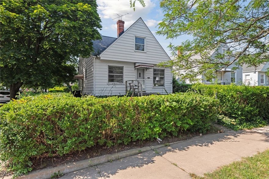 Charming Cape Cod alert! This cozy Cleveland home offers 3 bedrooms with the possibility of a 4th—perfect for a growing household or those needing extra space. You'll love the eat-in kitchen with its classic built-in cabinets and included appliances. Gorgeous hardwood floors run throughout the home, and the electrical has been updated for modern comfort. The one-car detached garage is a bonus, and you’re in a super convenient location—close to highways, downtown, and shopping. A wonderful place to call home! The home is perfect for a growing family or a investor looking for a excellent rental property!