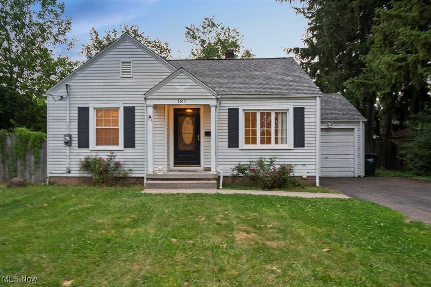 Step inside to find a warm, functional layout with hardwood floors on the main level, two comfortable bedrooms, and a beautifully updated full bath. The kitchen offers generous cabinet space and flows seamlessly into the dining area, where sliding glass doors open to a fenced backyard—ideal for morning coffee, weekend BBQs, or giving your dog room to run.

Upstairs, a spacious open layout with zoned electric baseboard heat and a large cedar closet gives you flexibility for a third bedroom, office, or cozy hangout. The full basement is a blank canvas—think home gym, workshop, or future finished space.

Major upgrades include:
• New roof (2022)
• New furnace & hot water tank (2023)
• Updated A/C, plumbing & lighting (2015)
• New sidewalk, stoop & blacktop driveway (2015)

Just minutes from Belden Village, I-77, and all the shopping and dining North Canton has to offer—this one checks all the boxes for comfort, style, and location.