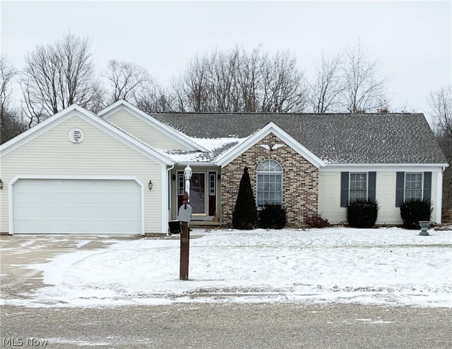 Fantastic 3 bedroom home. Large living room with a beautiful gas fireplace. First floor laundry room. Master bedroom with a full bath and a walk in closet. Huge family room in the basement with another gas fireplace and walkout to the fenced in back yard with a storage shed and a new concrete patio with a deck for entertaining. Back yard butts up to a nature preserve. New roof. Home warranty included.