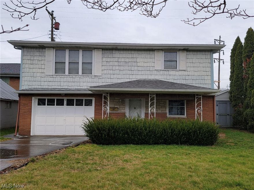 Well maintained raised ranch home with bathroom, bedroom and family room at grade level. Livingroom, 2 bedrooms, bathroom and updated kitchen on second level. This home has oak kitchen cabinets, kitchen appliances, bathroom on each level, outbuilding for additional storage, concrete driveway and level lot. Updates include the breaker box, vinyl windows, main water and gas line to the home. The home offers easy low cost of living close to all local amenities and minutes from Ohio State Route7. Perfect for commuting north towards Steubenville and Pittsburgh or south to St Clairsville, Wheeling and interstate 70. Call today to schedule your private showing.