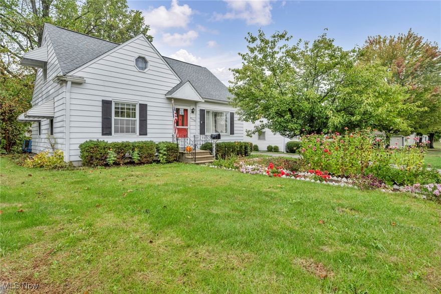 Welcome to this delightful Cape Cod-style home, tucked away in a quiet Cuyahoga Falls neighborhood. Featuring three roomy bedrooms and two full baths, this home perfectly blends comfort with everyday practicality. Step inside to a bright, welcoming living area highlighted by beautiful hardwood floors and plenty of natural light. The kitchen offers modern stainless steel appliances complemented by stylish butcher block countertops. The main floor includes two flexible bedrooms, ideal for guests, a home office, or extra living space, while the upper level boasts a spacious primary bedroom retreat. Outside, you’ll find a generous backyard complete with a deck, perfect for unwinding or entertaining. Additional highlights include a detached garage with a covered patio and a full basement with a finished space and an additional bath. Conveniently situated near local schools, parks, and shopping, this home truly has it all!