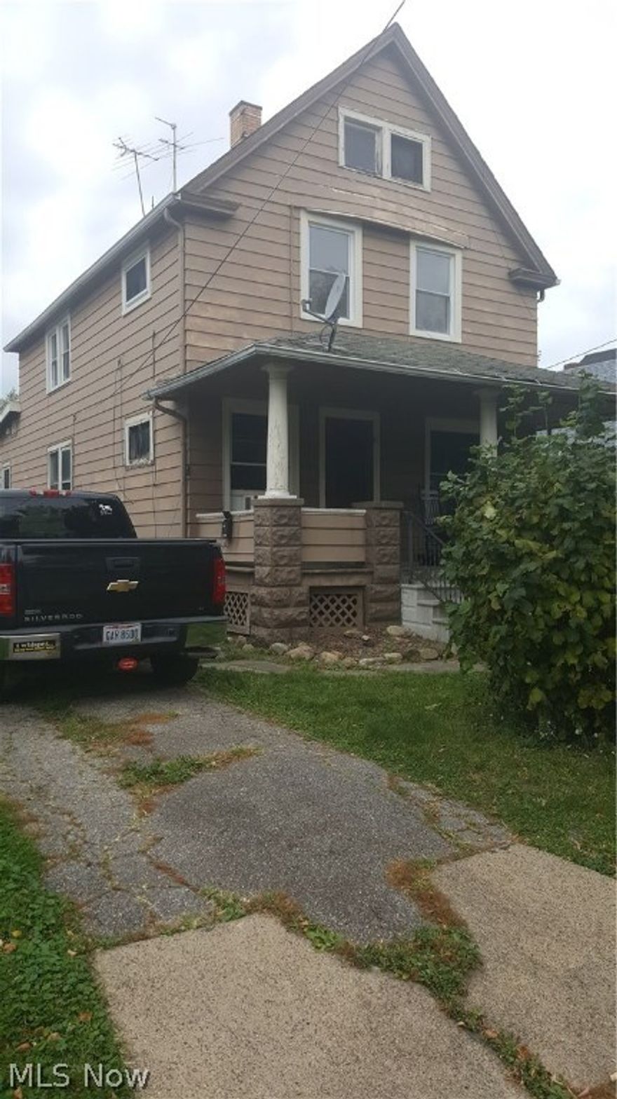 Nice 2 family home close to downtown. Upstairs unit has been remodeled with ceramic tile in the kitchen and wood laminate in the living room and bedrooms. Newer windows & kitchen cabinets have also been added to upstairs unit. Downstairs unit has long term tenants and boasts all natural woodwork with beautiful fireplace. Custom drawers in one of the bedrooms. Bathroom was remodeled some years ago. Note Auditors list as single family but all separate meters and utilities.