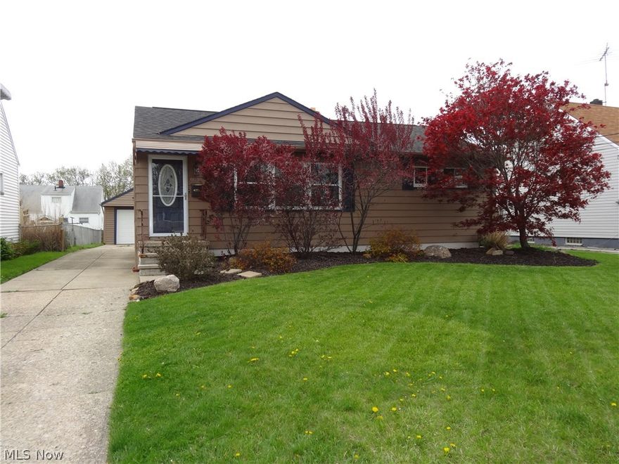 This 3 bedroom, 2 full bath ranch  will make someone a great starter home. It comes with a newer roof, newer windows, and an updated kitchen and bath. The partially finished basement gives you added living area….could make a great man cave or play room. This house is in move in condition, a must see. It will not last long.