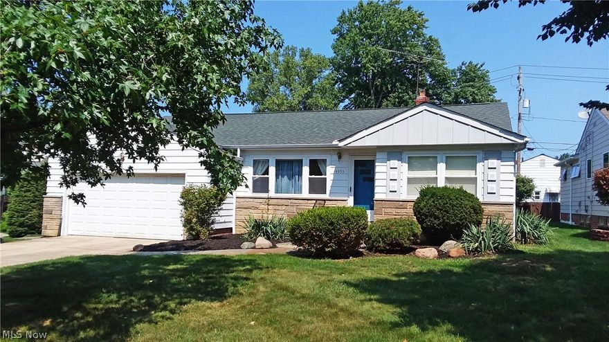 One floor living in this spacious 3 bedroom, 1.5 bath Ranch located on a quiet cul-de-sac street and offers an attached two car garage with water and opener. Large living room with hard wood floors opens into formal dining room with door to patio and private back yard. Eat-in kitchen features all new stainless steel appliances, lots of counter space and walk-in pantry. Large master bedroom with a great closet, two more bedrooms with full and half baths. Ranches have the largest lower level and this one offers a finished rec room, another bedroom with vanity and closet and refinished storage area under master bedroom, large pantry under steps and laundry/utility room. Updated electrical pane. Seller offering one year peace of mind home warranty.