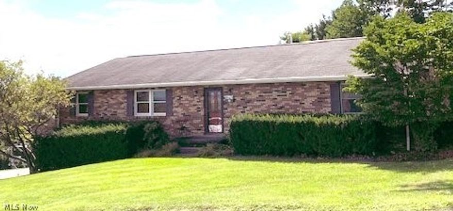 Finally, that hard to find "All Brick Ranch Style Home" has come to the market in St.Clairsville Ohio!  This lovely Ranch has 4 nice size bedroom that includes 
 a master bedroom & master bath. Both baths were update with quality "Bath Fitter " Shower and Tub.  Also the washer and dryer will be staying and they are 
 conveniently located in the bedroom area. The Great Room, Dining Area & Kitchen are the very popular "Open Living" floor plan. The handsome Kitchen is fully 
 equipped with stainless steel appliances. The spacious Kitchen leads out to a wonderful large covered deck perfect for relaxing, grilling, or just enjoying the 
 back yard.  There is a Rec Room or game room in the basement with laminate flooring and access to the  double car garage and driveway. The basement has 
 two additional  unfinished rooms that make great storage or could be finished into an additional bedroom or office.  There is plumbing in place if any new owner 
 would want to add a bathroom.  City Utilities and Location, Location, Location....Hurry and make your private showing before it is gone!
   THE HOME COULD BE HANDICAP ACCESSIBLE    MOTIVATED SELLER