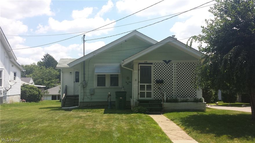 Adorable home located on a corner lot with a flat backyard and off-street parking. Replacement windows and newer furnace and A/C. Wont last long!