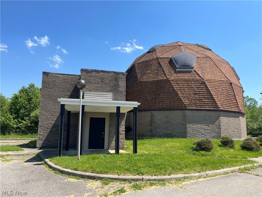 This architecturally unique geodesic dome property offers a rare opportunity for an owner-user, investor, or entrepreneur seeking a highly recognizable building with endless potential. Most recently operated as a bar and entertainment venue, the property’s distinctive design creates an unforgettable atmosphere that could support a wide variety of future uses.

Ideal possibilities include a restaurant, brewery, taproom, event center, nightclub, live music venue, private club, gaming venue, church, recreational facility, retail concept, or creative commercial space. The iconic dome construction provides an open interior feel with striking visual appeal that sets the property apart from traditional commercial buildings.

Situated on a visible site with dedicated parking and strong presence, this property offers the chance to reposition and reimagine a one-of-a-kind structure into a destination business or investment opportunity.

Bring your vision to this landmark-style property and unlock the potential of one of the area’s most unique commercial buildings.
