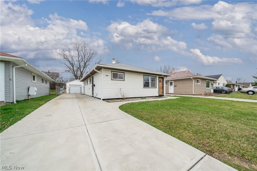 Meticulously maintained and updated this home shows true pride of ownership! This 3 BR, 1 BA Ranch home includes all appliances, newer concrete drive, updated electrical, newer laminate flooring, blown in insulation, newer gutters and soffits. Home has been professionally waterproofed with drain tile updated at foundation and through the back yard for effortless drainage! Eat in Kitchen is spacious with laundry access and pantry.  Living room has a gas fireplace, and surround sound for your cozy evenings together. Master bedroom has private access to patio. Fully fenced yard has ample patio area, maintenance free backyard with sand area for your pool set up and small hobby garden area. Partially floored attic provides much storage space.  This home has been lovingly cared for and is waiting for you to make it your next home!