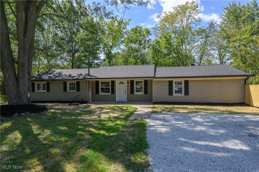 Welcome home to this tastefully updated ranch located in Norton! Head inside to the formal dining/ sitting room boasting new vinyl flooring throughout. Around the corner is the updated kitchen with all new stainless steel appliances and the oversized living room that is perfect for entertaining! Down the hallway you will find three bedrooms with all new paint and carpet along with the fully updated bathroom. There is also a laundry/utility room that is great for extra storage space. Don't forget to head out to the private backyard with an oversized shed. This home has too many updates it's hard to keep track. Updates include a new roof in 2025, new water lines, a lot of new plumbing, new HWT and SO much more! Grab your favorite realtor and come check this beautiful home out before it's gone!