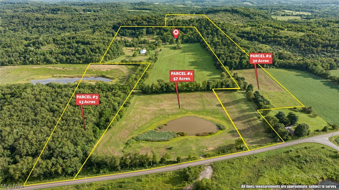 Exciting Real Estate Opportunity! 100-Acre Hideaway Farm - To Be Offered In 3 Parcels - Updated Historical Farmhouse - Bank Barn - 18-Stall Horse Barn/Arena - Shop - Woods and Lake - Sandy Twp. - Tuscarawas Co. - Sandy Valley SD - Live Auction with Online Bidding Available. ABSOLUTE AUCTION, all sells to the highest bidder(s) on location. ONLINE BIDDING BEGINS WEDNESDAY, SEPTEMBER 6, 2023 – 12:00 PM and AUCTION LIVE ON-SITE BIDDING WILL BEGIN SATURDAY - SEPTEMBER 9, 2023 - 10:30 AM, REAL ESTATE SELLS AT 11:30 AM. The rolling fields are perfect for horses, livestock, or farmland. Walnut and poplar tree groves grace this property as well as hickory and chestnut trees. This might just be a once-in-a-lifetime property you've been searching for! The property will be open for viewing on Tuesday - September 5, 2023 – 4:00-6:00 PM. Farm to be offered as follows: Parcel #1: 57 acres with improvements. Historical farmhouse, bank barn, workshop, horse arena, apartment, and spring-fed pond and lake. Parcel #2: 30 acres mostly wooded. Parcel #3: 13 acres partially wooded with a lake. Parcels will be offered separate and then together through our multi-par system. Bank financing is available to qualified bidders. Call the auctioneer for details on how to use your current home to buy this one! For the other parcels see MLS #4483874(Entirety), 4483880(1), 4483945(2), 4483951(3).