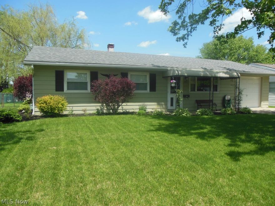 Welcome Home to this well kept 3 bedroom ranch home. The large, updated kitchen offers brand new counters with breakfast bar, new kitchen sink, and updated cabinets. Step down into the large family room that offers a fireplace and opens up to the sunroom. Backyard is fenced in and has two sheds for outdoor storage. The spacious one car garage is heated, has a walk in pantry, built in workbench and cabinets. Bathroom is updated with wainscoting all the walls. Many upgrades including new light fixtures and closet organizers throughout, new roof in April of 2011 and new furnace in October of 2012. You have to see the interior of this home to fall in love with all that it has to offer! This home is conveniently located just minutes from Medina Square, local restaurants, and movie theatre. The elementary school for this property is Northrop Elementary on Reagan Pkwy.