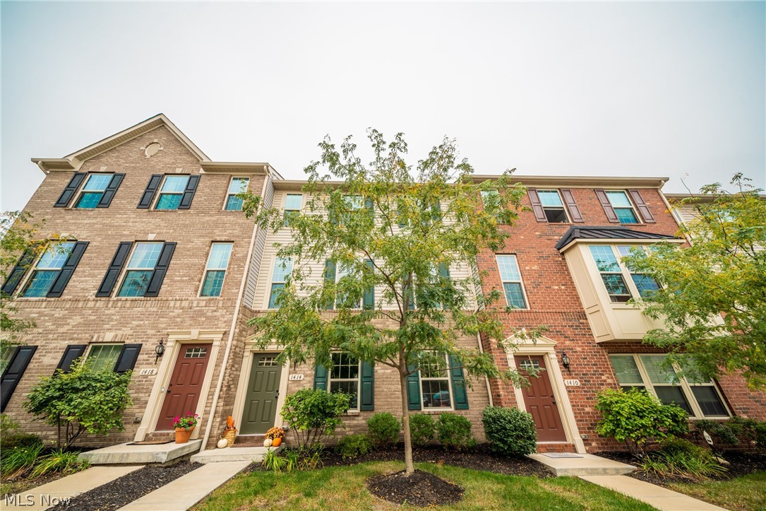 Oh yes, it’s time to HOP on over to your dream home. That’s right: 1414 Hopkins is on the market and awaiting your visit and offer! Nestled in the heart of Lakewood’s coveted Rockport Square, this gorgeous townhome boasts three bedrooms, three bathrooms, and a host of other fetching features. Let’s start with that eye-catching brick-and-vinyl exterior and the spacious two-car garage (along with that semi-finished “basement-level” room). Behold the beautiful flooring throughout and the expansive living room...talk about perfection! Marvel at the delicious kitchen (just look at those granite countertops, captivating cabinets, and amazing appliances!) and the dazzling dining area. Y-U-M, indeed! And don’t forget about the gorgeous master bedroom (with its walk-in closet and full bathroom with dual sinks)! Given all these captivating qualities, there’s only one thing left to say: When are you HOPping over to visit?