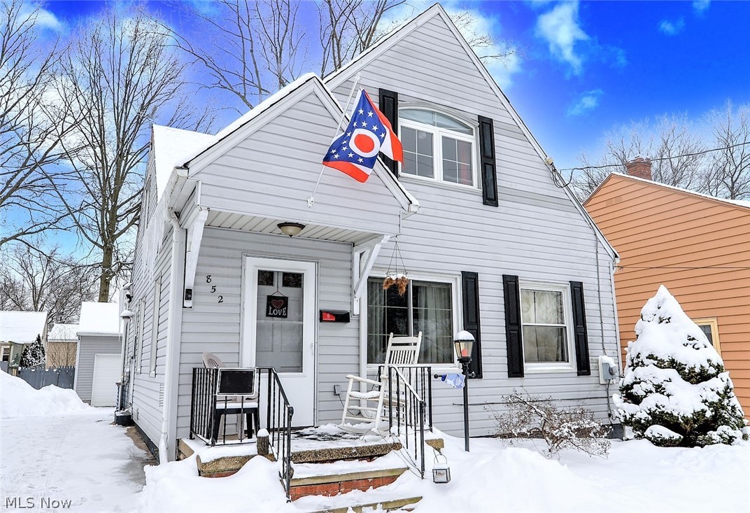 *WOW ~ Spacious Cape In Firestone Park W/2-3 Bdrms, REMODELED Kitchen, Basement Entertaining Rm And More! *Long Concrete Driveway Leads To NICE 2.5 CAR GARAGE W/10 Ft. Ceiling & Double Man Doors Just Built W/In 10 Yrs! *Relax On A Back Deck W/Retractable Awning For Sun Shade Including Privacy Panels On Both Sides *Small Pond Covered In The Winter *Fenced In Yard Also Goes Behind The Garage *Updates Include: Vinyl Windows 1st Floor, Complete Kitchen And Bathroom Reconfiguration, Expansion & Remodel Includes Plumbing, Cable And HD Connections To All 1st Floor Rms, Furnace & H20 Tank <11 Yrs., ROOF '09, Washer '20 *Step Inside To A Cozy Living Rm W/New Lighted Coat Closet *1st Floor Bdrm W/Updated Ceiling Fan *Brand NEW MODERN KITCHEN W/Grey LUXURY Plank Flooring, New Charred Wood Stained Cabinets Sealed W/Varathane Coating For Ultimate Protection, Marble Look Countertop, Raised Breakfast Bar W/Barn Door Entry Storage, Stainless Faucet Includes Led Multi Light Sprayer, Dual Rustic Caged P