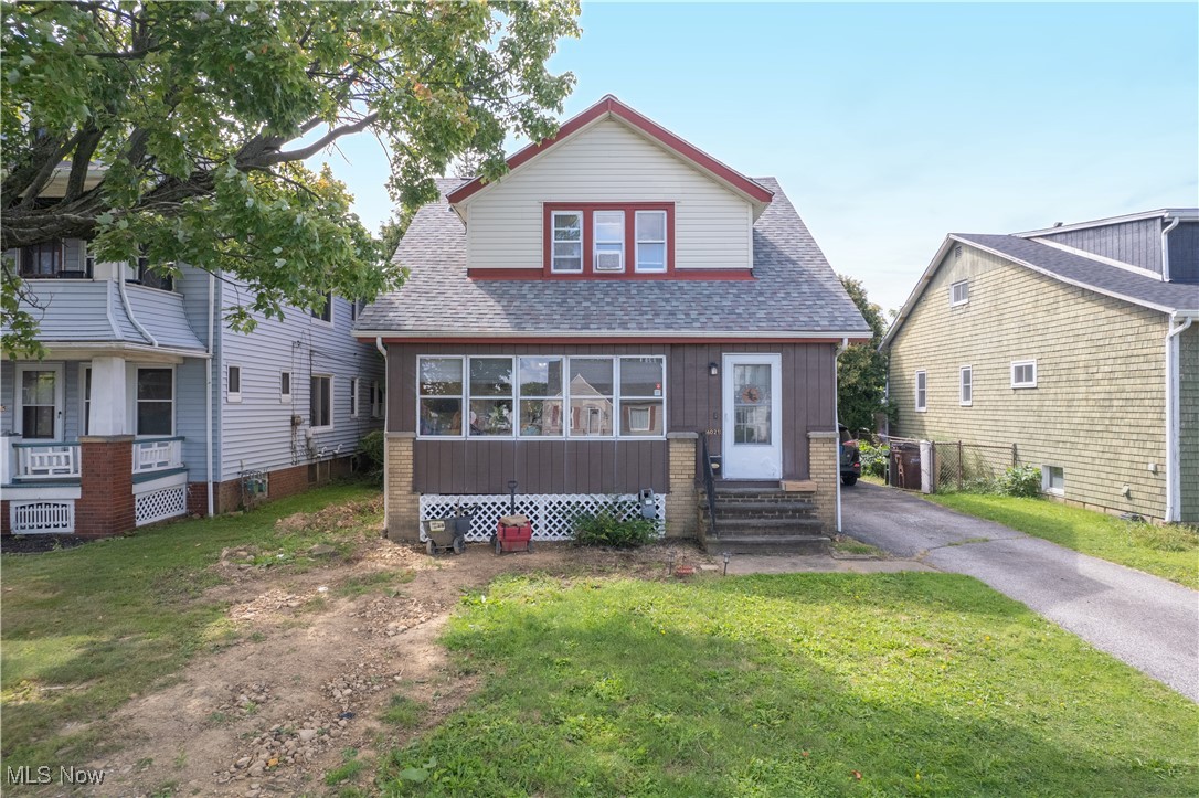Welcome to this charming 1928 bungalow that perfectly blends timeless character with thoughtful updates. Offering 3 bedrooms and 1.5 baths, this home showcases original hardwood floors and gorgeous built-ins that add warmth and charm throughout. The inviting enclosed front porch sets the tone, leading into a spacious living area, a formal dining room, and a beautifully updated kitchen featuring granite countertops and a cozy breakfast nook. The finished basement provides additional living space and includes a convenient half bath. It also features glass block windows and was professionally waterproofed in 2017, making it both functional and worry-free. Recent updates provide peace of mind, including a new roof (2024), new gas lines and meter, updated water pipes and sewer lines, new driveway skirting, and a new electric box. Additional highlights include some newer windows, a 2-car garage with electric, and plenty of classic architectural detail. This home is the perfect balance of history, character, and modern comfort—ready to welcome its next owner!