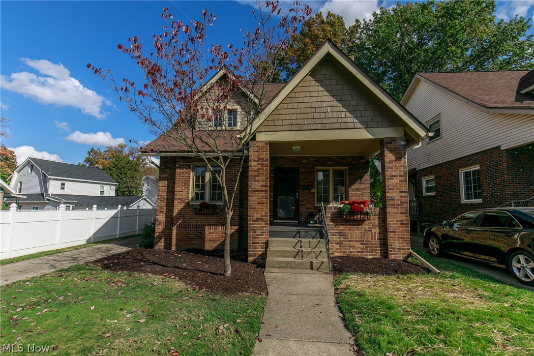 Welcome to this fantastic move-in ready home located in Cuyahoga Falls! Step onto the front porch, where you can enjoy a cup of coffee on those cool fall days! The amazing living room is filled with a ton of natural light from the huge windows and take a look at the beautiful fireplace. The mantle is the ideal spot to place all your family photos. Walk over to the dining room where you will be hosting all of your dinner parties! The dining room includes charming built in cabinets to show off your dining ware. Kitchen has been updated with newer stainless steel appliances and stunning cherry cabinets that accent the countertops. Do not forget to peek around the fridge and check out the adorable mud area to hang your coats when you come home for the day! This wonderful home also includes 4 spacious bedrooms! Both of the full bathrooms have been updated with amazing flooring and cabinets. And we do not want to forget about the finished recreation room in the basement, the best place to ho