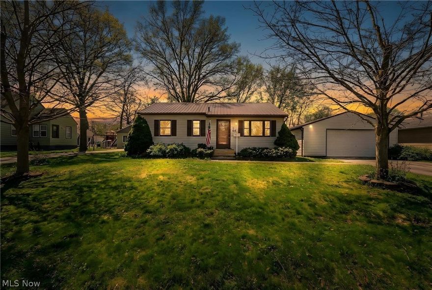 A hard to find one floor home that makes it easy to be together while still having your own space. With a private in law suite, a brand new metal roof, hardwood floors, and fresh finishes throughout, this ranch is set up for real life and ready to enjoy.

Some of the stand out features include beautiful hardwood floors, fresh paint, and a comfortable layout that makes everyday living easy. The home has been refreshed throughout with updated flooring including luxury LVP, new fixtures, new recessed lights in the bedrooms, updated switches and outlets, and a newer electric panel. The kitchen feels inviting with an updated countertop finish and a range oven ready for your first meal at home.

The main bathroom has been fully updated with a shower tub combo, new vanity, updated plumbing, and updated lighting, creating a crisp modern feel. The in law suite attached to the sunroom adds flexibility you can actually use, with its own bedroom, full bath with a walk in shower, and a kitchenette with sink, perfect for extended guests, multigenerational living, or a quiet office setup.

Downstairs, the full basement gives you even more room to spread out with a new floor plus a shower and toilet, making it a great spot for a home gym, hobbies, storage, or cleaning up after yard work. Outside, enjoy a spacious backyard and a large 2.5 car detached garage that is perfect for vehicles, tools, and weekend projects.

This is the kind of flexible setup buyers hunt for and rarely find at this price point. See it in person before it is gone.