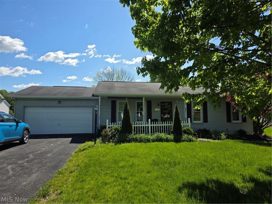 Well-Maintained 3-Bedroom Ranch in a Desirable Location!  This lovingly cared-for 3-bedroom ranch is the perfect place to call home! Located in a desirable neighborhood, this property offers a comfortable layout and great features both inside and out.  The heart of the home is the kitchen, complete with warm oak cabinets, included appliances, and a cozy dinette area for everyday meals. The main bath is clean and functional with tub/shower, while the master bedroom adds convenience with its own private half bath.  You’ll appreciate the full basement, already plumbed for an additional bathroom, offering endless potential for future finishing. The laundry area includes a washer, dryer, and laundry sink for added ease.  Enjoy peaceful mornings on the charming front covered porch and relax or entertain on the back deck overlooking the yard.  This solid, well-kept home is ready for its next chapter — don’t miss out, schedule your private tour today!