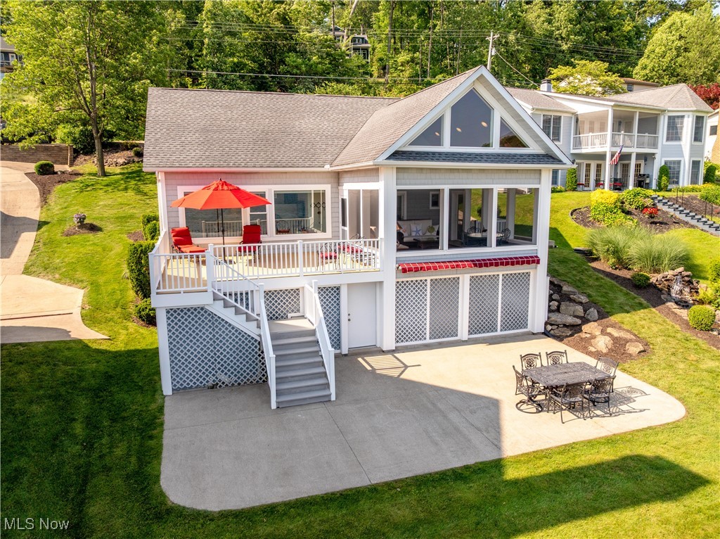 This 3-bedroom, 1-bath lakefront cottage offers the perfect blend of cozy charm and functionality for a guest retreat. Tucked just steps from the water, this home features a screened-in porch, deck, and lakeside patio, ideal for relaxing or entertaining with unobstructed lake views. Inside, enjoy a bright layout, bathroom with laundry, and an easy-care kitchen. The property includes its own driveway and private docks for both homes, offering convenient access and water toys of your own. Whether used for guests, extended family (no short term rentals), this home adds unbeatable value and flexibility to your lakefront lifestyle. Experience life at Lake Mohawk-a gated community with a 500-acre unlimited horsepower lake, 3 beaches, golf, clubhouse, and more. Priced Independently but selling as a package with MLS# 5131215 @ 30 E Mohawk Dr.