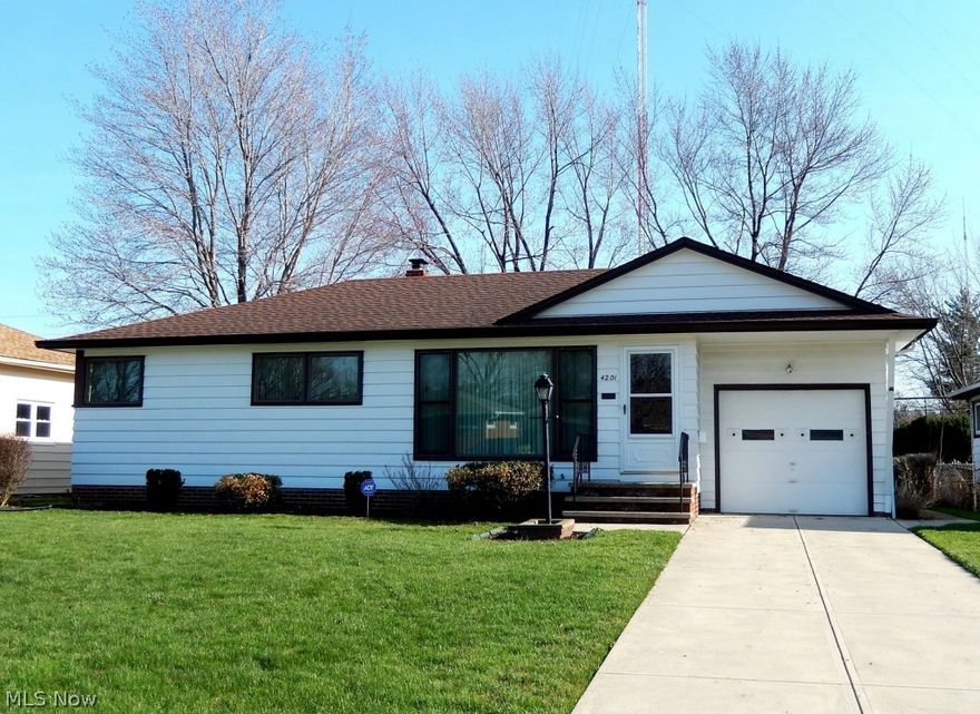 Beautifully maintained and updated ranch. Features beautiful hardwood floors, all appliances, newer roof, windows, driveway, furnace and central air and updated electric. Just move right in and enjoy the convenient location within walking distance to RTA and immediate possession!!