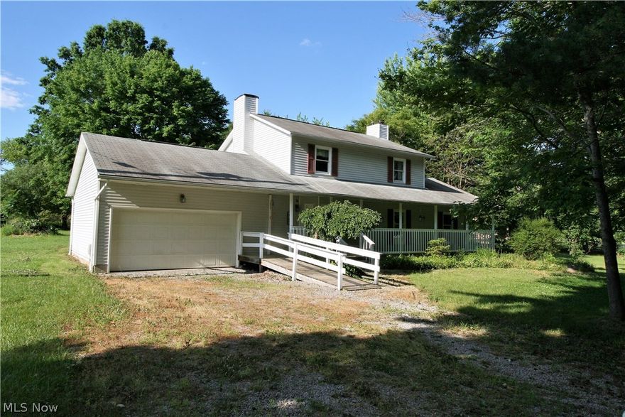 Cute, 3 bedroom, 2 1/2 bath Colonial on the quiet end of West Western Reserve Road.   Although, she needs a some polishing, this home could be yours, with immediate possession.  Situated in Green Township, just across the Canfield Twp line, (in Canfield School District), this property is quiet and serene and just a short walk to White House Fruit Farm! Upon entering, off of a nice front country porch, you are greeted by nice laminate flooring in the foyer and through to the oak kitchen.  Newer carpeting throughout the entire house.  Three bedrooms up, with two baths.  Please check this place out!  Worry-free 2-10 Supreme Home Warranty provided by the seller.  This is an "AS IS SALE."  SELLER WILL MAKE NO REPAIRS other than the hot water tank. Home is vacant and easy to show!  Schedule your appointment today!