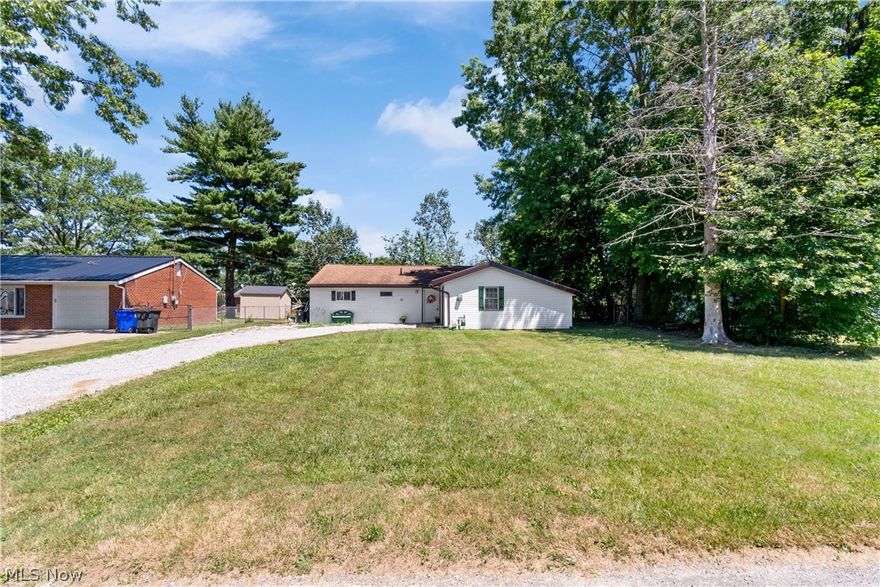 Super clean 3 bedroom 1 1/2 bath ranch style home!  This home has all the essentials, with a private backyard, 1 car attached garage, newer windows and siding, and furnace just installed in 2022.  Come take a look.  One story living and just minutes from town!