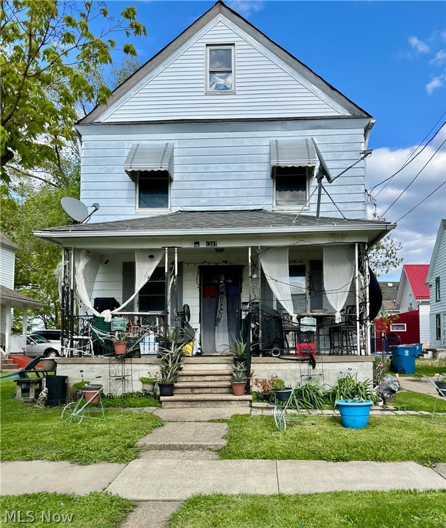 Established rental property with ongoing income at 1347 Washington Ave in Lorain, offered exclusively as part of a 19-unit portfolio-no individual sales. Both units are currently occupied, with one renting for $1,199 on a month-to-month lease and the second generating $1,100 with a lease in place through 5/31/26, providing immediate cash flow. Utilities are structured with tenants responsible for electric and gas, while the owner covers water, sewer, and trash. The property features a functional layout with consistent rental demand in the area, supporting strong occupancy. A solid addition to a larger portfolio, this asset contributes reliable income within a diversified, income-producing package.