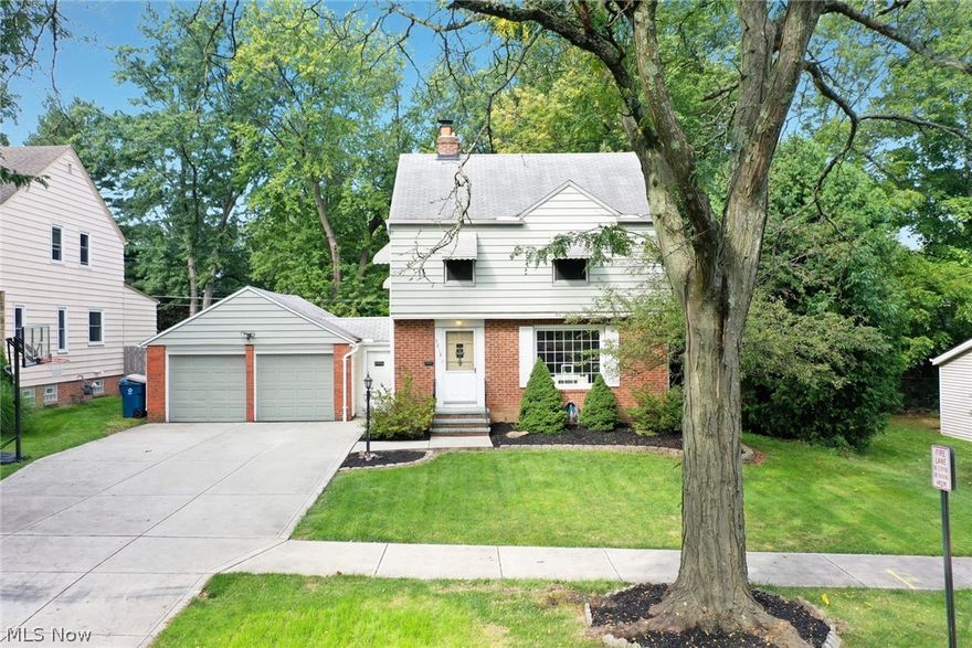 All the charm and character remains in this 1947 Parma Heights Colonial in the desired tree-lined streets of Royal Park! Walk to school and metroparks! Beautiful, deep lot with privacy fence, swingset, shed and wood patio. Interior features ample natural light throughout these updated windows, neutral carpet and decor, charming built ins and hardwood floors! An expanded eat in kitchen overlooking the back yard with garden window features granite countertops and all appliances. Lower level is finished with a full bathroom. 2nd floor features 3 bedrooms, a walk out porch off the owner's bedroom and a third unfinished floor with loads of potential for finishing! Roof 30 year shingle (installed 2005). Excuse the storage but check out this garage space! This home is a pleasure to see and show! Showings begin Friday 9/16.