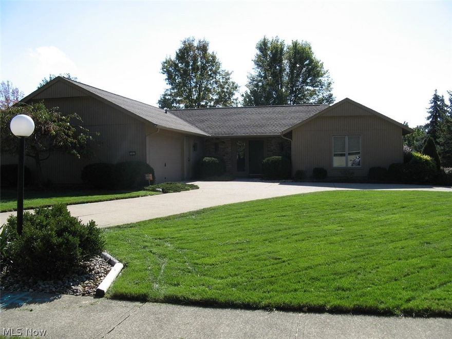 You'll know you're home on your 1st visit to this terrific 3 Bedroom, 2 Full Bath Bob Schmitt Ranch located on a beautiful wooded lot in the heart of Meadowood! Pride of Ownership is obvious at every turn, featuring neutral décor throughout with oversized rooms & 2225 sq.ft. of living space. The gorgeous eat-in Kitchen was updated in 2012, has tons of cabinet space, a pantry & includes all appliances. The huge 26 x 23 Great Rm features an awesome stone surround Fplce, expanded Dining area & built in entertainment center w/additional storage. Cozy enough to relax after a long day but perfect for entertaining all your family & friends! The Bedrooms all have lots of closet space & lighted ceiling fans. The Master Bedroom has a full wall closet & large private Bath with shower & double bowl vanity. The expanded 2.5 car Garage allows plenty of room for a workshop + added storage. Recent improvements include a 96% gas Furnace & A/C (2013), Windows & Roof (2003) & interior paint (2014); just