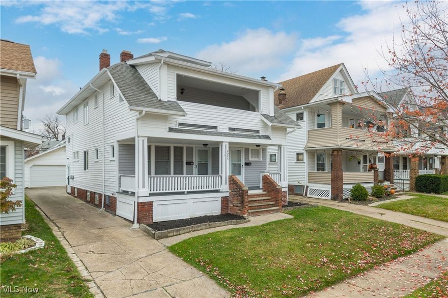 This remarkable duplex is nestled in the heart of Lakewood, providing a multitude of benefits due to its close proximity to restaurants, parks, and schools. Whether for personal residence or as a great investment opportunity. As you step inside, you will be greeted by an open floor plan that flows effortlessly in each unit, from the living room with a fireplace through the dining room to the kitchen. The basement features a brick fireplace with an abundance of space. While the upstairs unit has a recently finished third-floor bedroom. Do not miss your chance to acquire this exceptional property.