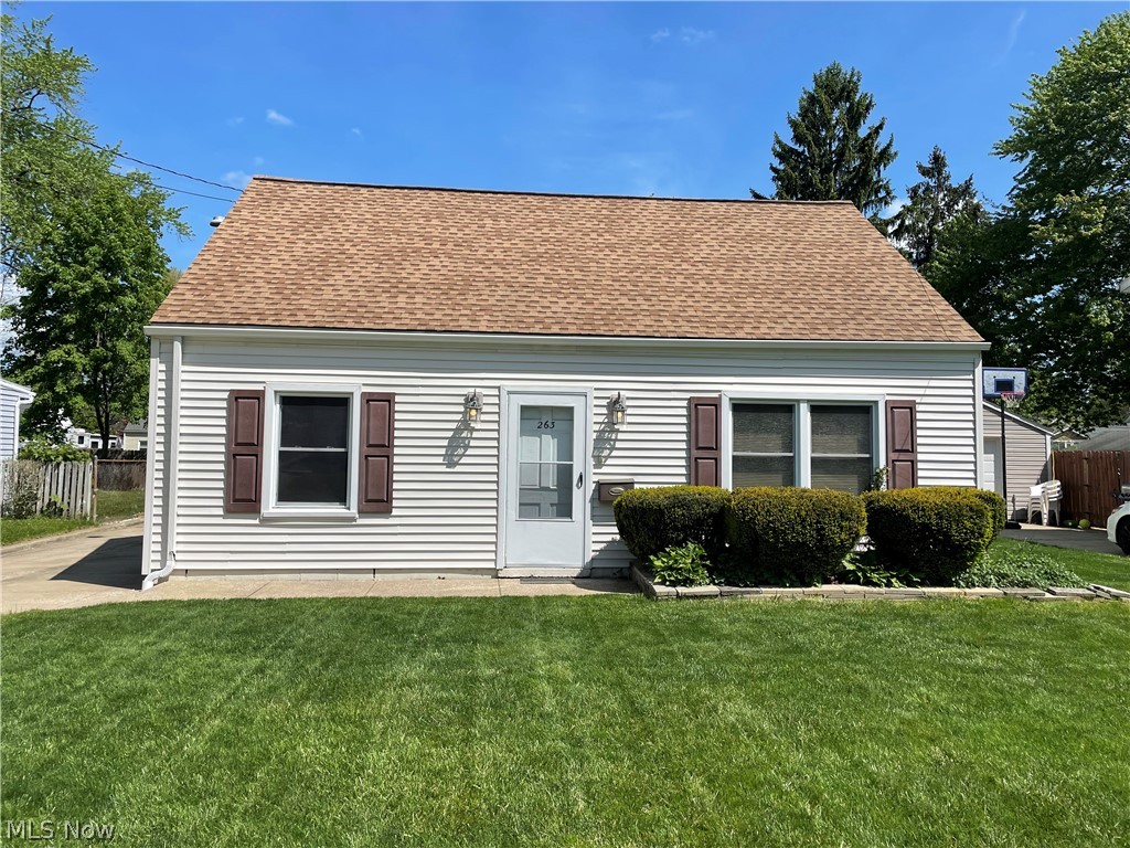 A very rare find in Cuyahoga Falls... this cape cod has a 3 car garage! There is an attached 2 car, and a detached 1 car/building. With 1520 square feet, the home features a 20x20 Family room as well. The entire upstairs is a 30x13 master bedroom. There is a formal living room, open kitchen, first floor laundry, 2 first floor bedrooms, and a nice fenced yard. This home comes with a one year home warranty.
