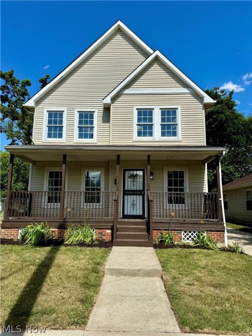 WONDERFUL OPPORTUNITY!! CHARMING COLONIAL TOTALLY REMODELED. THE HOME IS READY AND IN MOVE-IN CONDITION! THIS BEAUTIFUL HOME HAS LOTS OF CHARM WITH THE FEEL OF MODERN GRACE. THE KITCHEN HAS NEW CABINETS, REFINISHED EPOXY COUNTER TOPS, NEW SINK AND FAUCET, GARBAGE DISPOSAL, IT HAS TWO REMODELED BATHROOMS, ONE FULL BATH ON 2ND FLOOR 1/2 BATH ON 1ST FLOOR. FRESHLY PAINTED THROUGH-OUT AND NEW CARPET THROUGH-OUT THE HOME.   ALL NEW LIGHTING THROUGH-OUT THE HOME. ALL KITCHEN APPLIANCES INCLUDED: INCLUDES NEW STOVE AND REFRIGERATOR. THIS PROPERTY IS SITUATED NEAR HIGHWAYS, SHOPPING, RESTAURANTS, CLEVELAND CLINIC AND VERY CLOSE TO DOWNTOWN. DON'T WAIT. THIS ONE WILL NOT LAST! THIS HOUSE HAS IT ALL!! MAKE THIS YOUR NEW HOME AND DON'T MISS-OUT ON THIS OPPORTUNITY OF OWNING A BEAUTIFUL WELL REMODELED PROPERTY. CALL TODAY FOR YOUR APPOINTMENT.