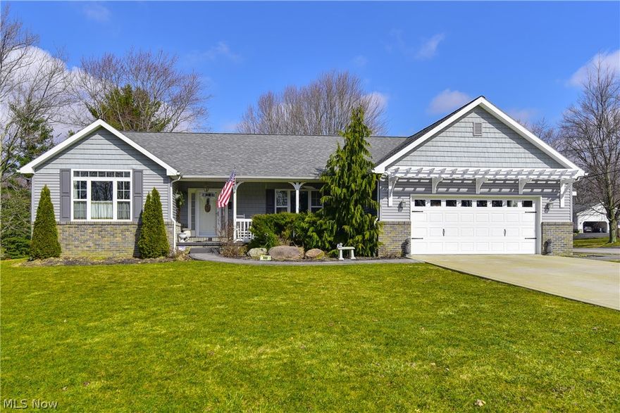 Absolutely Amazing Masterpiece!  This Adorable 3 Bedroom/2 & 1/2 Bath Home is in MOVE IN CONDITION!  Home Features Include:  Large Open Great Room with Stunning Hardwood Floors & Soaring Ceilings, Romantic French Country Kitchen with Center Island, Tons of Cabinet Space, & Separate Pantry, Formal Dining Room, Large Master Bedroom with Half Bath, Separate Office Area, & French Doors to Sun Room, 2nd Bedroom, Full Bath, & First Floor Laundry Room.  Lower Level Offers an Amazing Man Cave with a Huge Rec. Room, Mini Kitchen, Breakfast Area, HUGE 27 x 14 Bedroom with His/Her Walk in Closets, Separate Storage Area, Full Bath, and tons of storage.  Basement is 13 Course Basement.  New Heat Pump in 2018.  2 Car Attached Heated Garage & 2 Car Detached Heated Garage.