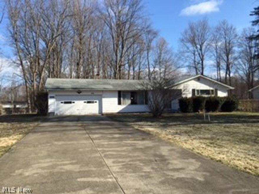 Lots of potential in this three bedroom, one bath ranch on a 0.45 acre lot. Highlights include formal living room & dining rooms, spacious kitchen, full basement, attached garage and large yard. Sold as-is. Bank-owned home, NOT a short sale. Quick, easy purchase process!