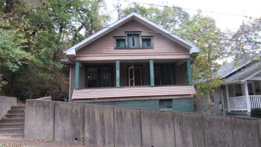 1 story home with 2 bedrooms and 1 bath. Home features Living room, dining room, kitchen, covered front porch, small rear deck and basement.  Bring your remodeling ideas and make this house your home.