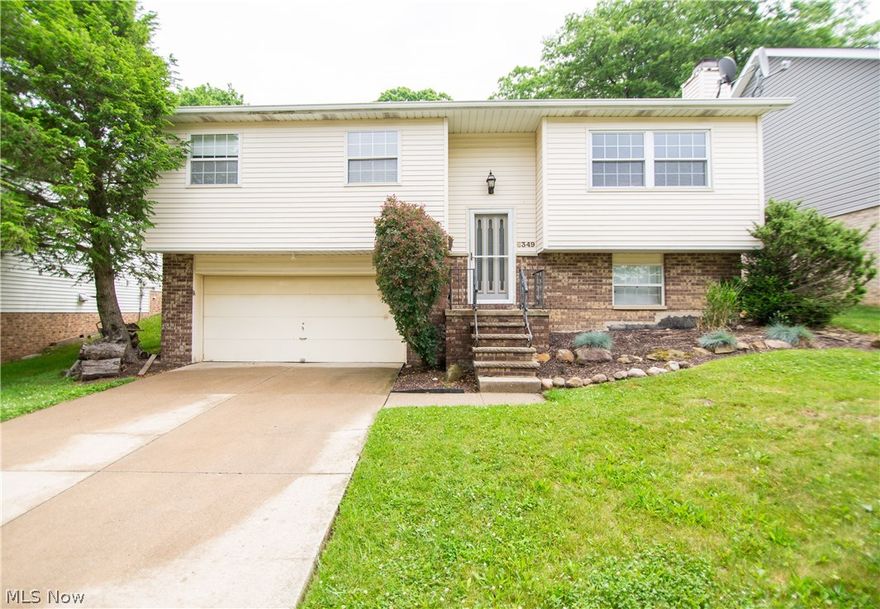 Pull into your beautiful new turn key home located on a cul-de-sac in Parma. Home has an open floor plan w/ 3 bedrooms, 2 baths w/ tile floors & marble counters, large living room w/ fireplace, a beautiful kitchen w/ all new Samsung slate, fingerprint-proof stainless steel appliances & stainless steel double sink w/ garbage disposal. Brand new high-efficiency furnace & central air just installed June 2018. It also has a media room with a 160-inch hi-definition 1080P screen & projector-ready for movies, sports or video games! There are remote controlled ceiling fans throughout the entire house. House has large laundry room washer & dryer stay as well as second fridge/freezer in garage. Brand new beautiful 30-year vinyl laminate floors throughout whole house & vinyl thermal fold in windows. The entire attic runs the length of the house & is floored for an abundance of storage & has a ventilation fan. The roof is only 4 years old. There is an attached two car garage & storage shed (12x8)