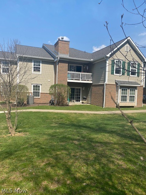 Rare opportunity to own one of the very few 3 BEDROOMS in Bath's Lenox Village. This home has one of the most beautiful, private wooded views in the development! Located in the highly desirable award winning Revere School District! This gorgeous ranch condo has a bright, spacious open concept great room, dining room and kitchen with vaulted ceilings and gas fireplace. The living room has Large Sliding Glass Door that lead out onto the Private Balcony. Kitchen features newer stainless steel appliances, maple cabinets and Pantry/Laundry Room with Ample Storage. The Large Master Suite features Vaulted Ceilings with ceiling fan, walk-in closet, separate linen closet and end suite master bath. The generously sized 2nd bedroom has its own walk-in closet, 3rd bedroom has plenty of closet space and both bedrooms are conveniently located near full bathroom. Fresh Neutral Paint, New Luxury Laminate Flooring Throughout and New Roof in 2020. Fabulous location near I-77, Rt. 18 and close to Mon