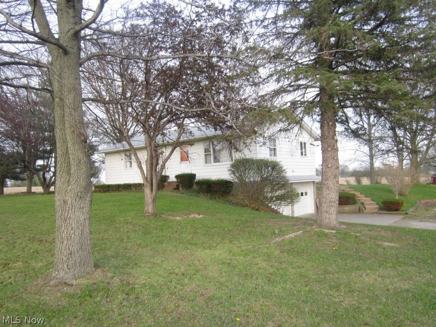 This cozy ranch is a one owner home with an additional wooded lot which makes a total of 8 + acres.  3 bedrooms with 1 1/2 baths. Laundry is on first floor.Large kitchen has a wood burning stove. Additional wooded lot is great wood supply for stove. All appliances stay. Patio enclosure on back patio off kitchen. Roof new in 2004. 12 x 12 out building with a 12 by 8 lean-to . Priced to sell fast. Both parcels for one price. Don't miss out on this.