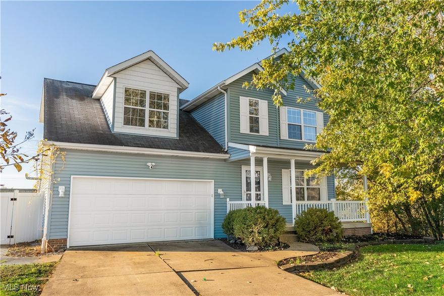 Welcome to 837 Griffith Ave SW — a well-maintained, move-in ready colonial in Massillon. With 4 bedrooms, 2.5 baths, this home offers both space and comfort for everyday living. Step onto the welcoming front porch and make your way into the main living area with LVP flooring. You’ll find a living room that flows into an eat-in kitchen/dining area — ideal for entertaining or casual family dinners. The dining area features sliding patio doors to a deck, letting indoor/outdoor living blend seamlessly. The kitchen comes equipped with matching appliances, plenty of cabinetry, and a pantry. The first floor is complete with a half bath. Make your way Upstairs to a spacious master suite with a sitting area, TWO walk-in closets, and a private bath — a true primary retreat. Three additional bedrooms offer ample closet space and share a full bath. A second-story laundry makes everyday chores easier. The finished lower level adds bonus living space — a rec room with extra closets for storage. Outside, enjoy a fully fenced backyard for privacy and ease of use. Highlights include a maintenance-free deck and a patio area under a gabled cover with fire-pit — perfect for summer evenings. A 2-car heated attached garage with extended storage completes this home!