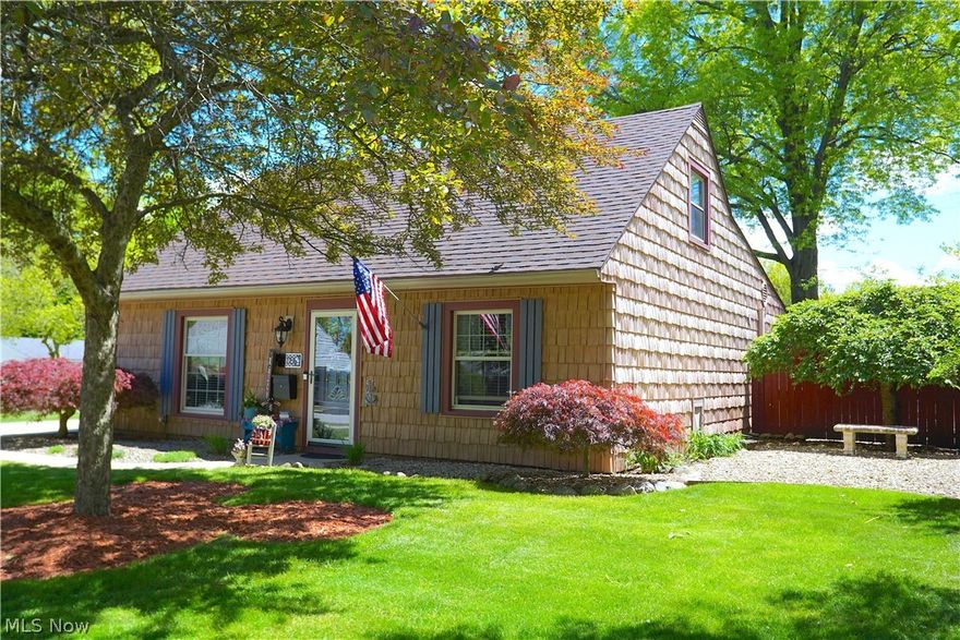 Don't let this one get away! Pristine Cape Cod with a "park-like" setting!  3 bedrooms and 2 full baths, Master Suite on 1st floor with walk-in closet and heated floors in the Master Bath! Plenty of updates in this one!  Owners have meticulously cared for this home over the last 40 years and it shows! A large Family Room with gas fireplace is perfectly situated to get a great view of the completely fenced backyard area.  This home comes with a surround sound system in the family room and Master Bedroom, an alarm system, an oversized 2 car garage with a workshop, a 12 x 24 storage shed with electric & workbench.  The hot water tank is new, the furnace & A/C are approx. 10 yrs old and the roof was installed in 2005.  All components have been inspected within the last 12 months.  The homeowners are leaving all of the kitchen appliances as well as the front load washer and dryer. They are also choosing to leave the swingset, tree swing and sandbox in the backyard. Owners are relocating to
