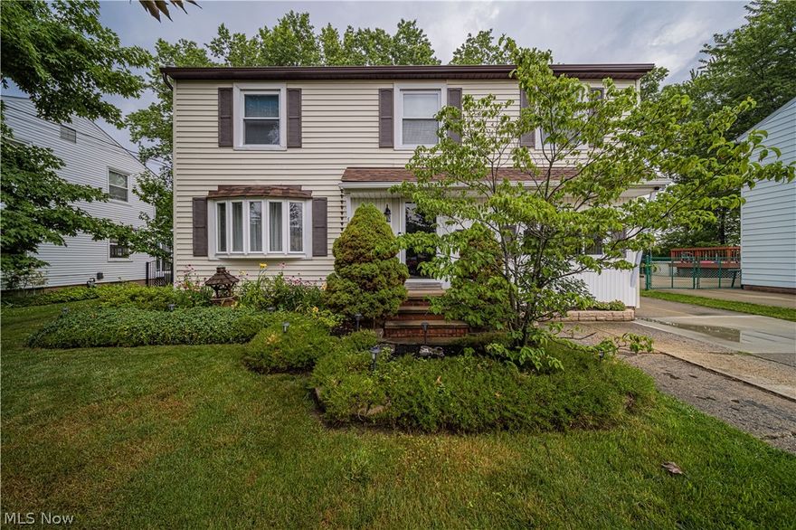 Introducing a Ridge Acres colonial with your own backyard oasis featuring a heated 21’ round pool! Relax
and enjoy the tranquility on your 22’ x 14’ covered deck while grilling in your outdoor kitchen! The back yard
is completely fenced in and includes an 8’ x 10’ shed and a 4’ x 8’ pool shed. Inside there is new flooring
throughout the main floor and plenty of room for family and friends with both a living room and a family room.
The kitchen has been updated and there is also a formal dining room for when it is too cold to eat outside.
Upstairs there are four generously sized bedrooms with a master ½ bath and a full bath for the family. The
basement offers lots of room for storage, hobby area, or can be finished for extra living space. There is also
a two car detached garage for your vehicles. Close to schools, shopping and easy highway access. You
can even watch the annual fireworks from the front yard!