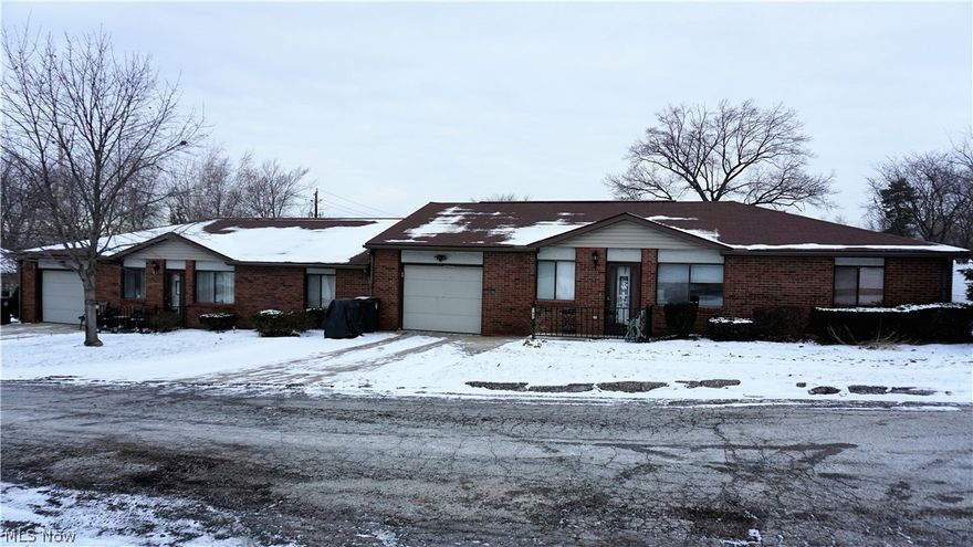 Looking for a good investment opportunity?  Built in 1994 each unit in this Brick Ranch Duplex has 1,328 Square Feet with 2 Bedrooms and 1 Bath along with a large open living area with Family Room, Kitchen and Dining Area. The bedrooms in both units are sizeable and will accommodate most bed sizes.  Units also include an oversized Single Car Garage with paved driveway, 1st Floor Laundry room with space for extra storage. Owners have multiple investment properties available in the area. Please contact listing agent for more details.