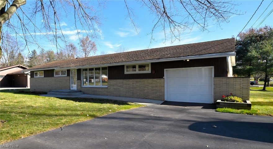 This 3 bedroom 1.5 bath ranch has been lovingly maintained by the current owners for approximately 55 years.  The home is located on a large corner lot.  Original hardwood floors await beneath the carpeting throughout the bedrooms and living room.  The dining area welcomes you to the spacious backyard with a deck that you can truly host quite a party. During the hustle & bustle of the Holidays take time to relax in the family room with your favorite beverage and a good book by the warmth of your corner gas fireplace.  The full basement is not finished providing that blank canvas for you to do as you please.  Basement was waterproofed in 1994 and has a lifetime transferable warranty. There is attic storage that can be accessed from the garage and hall closet.  Recent updates include HVAC and hot water heater 2023, new sump pump 2022.