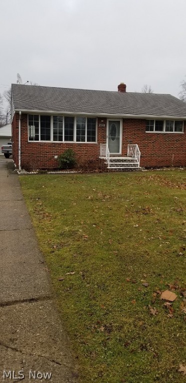 Three Bedroom Brick ranch style home is move in ready. Updated renovation includes, flooring, Paint, fixtures throughout new stove, and much more. Large living room on main floor that open to eat in kitchen. Lower level has full finished basement, full bath. and large laundry room. Additional room could be used and a 4th bedroom. playroom, office many options. Large yard and detached 2 car garage.