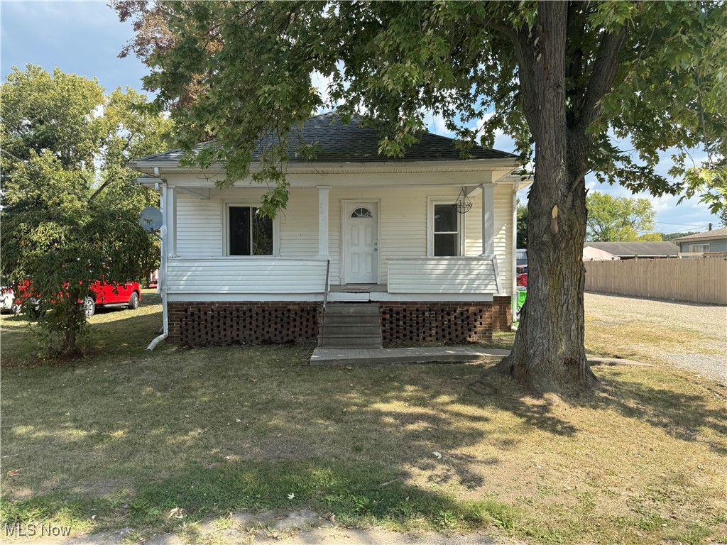 This cozy 3-bedroom ranch could be your new home before the holidays! Freshly painted interior in nice warm colors, & new floor coverings in the 3 bedrooms and kitchen. Kitchen has oak cabinets with laminate countertop and also includes range, refrigerator and dishwasher. Off of the kitchen you will find a bright and uplifting room with lots of natural light which could be used for a dining/family room with view of spacious back yard with shed. Home is vinyl sided with asphalt roof and replacement windows. Gas forced air is the heating source and home has 200-amp Electric Service. Immediate possession. Call to schedule your appointment!!