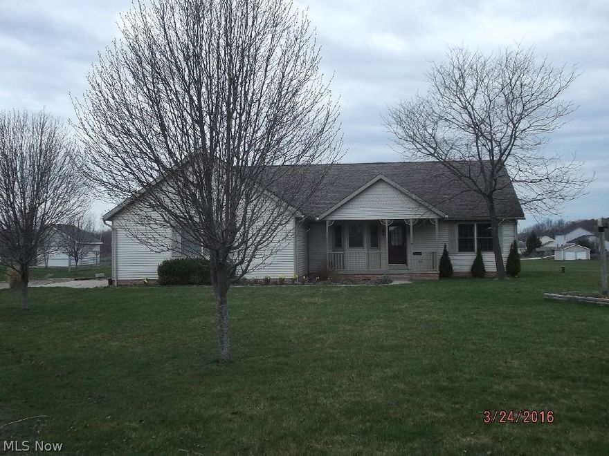 This property will be placed in an upcoming auction event. All bids should be submitted on line. All offers received prior to the event period should be submitted by the buyer or buyers agent. Offers will be reviewed and responded to within 3 business days. Event begins on 4/23/2016 and ends on 4/27/2016. All properties are subject to a 5% buyers premium pursuant to the Event Agreement and Terms & Conditions (minimums will apply). A PREQUALIFICATION FROM A LENDER OF SELLER'S CHOICE IS REQUIRED ON ALL FINANCED OFFERS. BUYERS ARE IN NO WAY REQUIRED TO OBTAIN FINANCING FROM THE LENDER OF SELLER'S CHOICE. BUYERS ARE FREE TO SELECT THE LENDER AND FINANCING OPTIONS OF THEIR CHOICE. Nice ranch home on 1.6 acres.  This home has 3 bedrooms, 2.5 baths, fireplace and first floor laundry room.  The full basement is a walk-out.  Home has a large deck on the back and front porch as well as a bricked patio.   To be Sold AS IS - No Disclosures - Room sizes are approximate and not guaranteed - Seller w