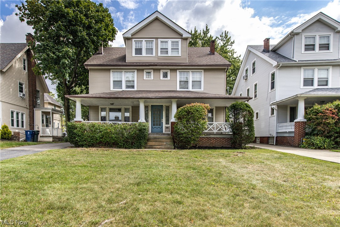 Welcome to 2393 Woodmere Drive! This side by side duplex has lots to offer sitting in one of the most desirable areas of Cleveland Heights off of Fairmount Blvd. Each unit has hardwood floors, private basements, separate entrances and three levels of finished living space. The first floor of each unit has open feel kitchen, full dining room and living room with front picture windows and fire places. Three spacious bedrooms reside on the second level of each unit along with a full bathroom (tub/shower combo) expansive hallway and built in storage. Third floor areas are completely finished with an additional full bath and home to the fourth and largest bedrooms. Each unit has off street parking and a garage space. The front entrance to the home has a shared entry way and then splits off with an interior door to each unit. Back entrances are completely separate with private porches. This home is a gem for an investor looking for value add potential or an owner occupant looking to have som